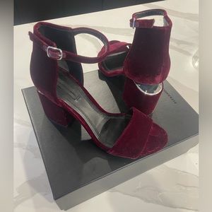 Alexander Wang velvet heels